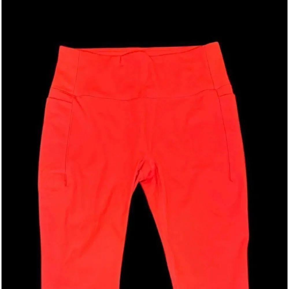 Spyder Active Leggings X-Large Red Phone Pocket Active Work Out Leisurewear - Picture 10 of 14